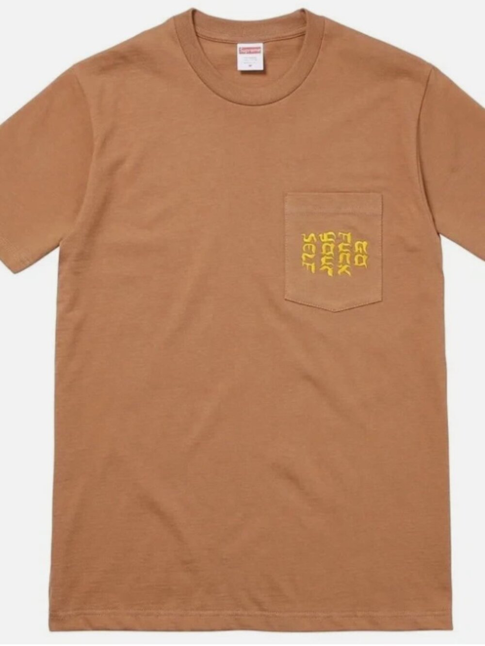 Supreme - SS17 - GFY - Pocket Tee - Light Brown - Size Med - Archival Stre